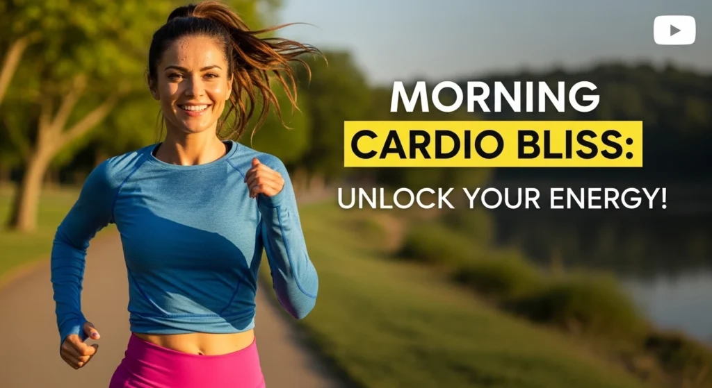 person experiencing the benefits of cardio training outdoors in the morning. Jogging in nature during morning light.